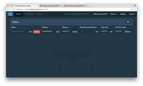 Guide To Using The Gnosis Multisig Wallet 程序员大本营