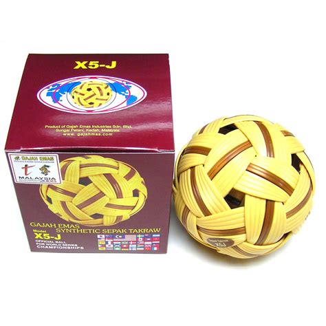 New Bola Sepak Takraw Sepak Raga Takraw Ball Gajah Mas X Jperfume