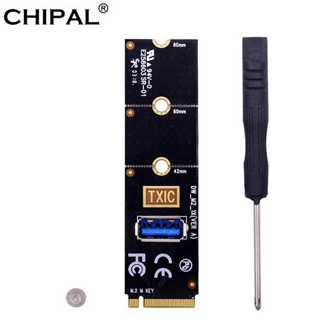 Chipal ngff m 2 para usb 3 0 cartão de transferência m2 m chave para