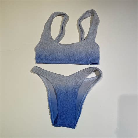 Bound By Bond Eye Australia Blue Bikini Set One Size Gem