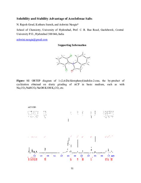 Pdf Solubility And Stability Advantage Of Aceclofenac Salts Kuthuru