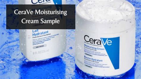 How to get CeraVe Moisturising Cream UK Sample - Discount Age