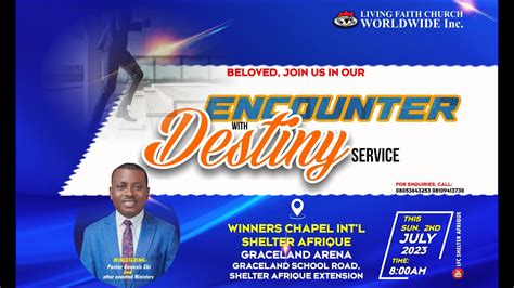 ENCOUNTER WITH DESTINY SERVICE 2ND JULY 2023 YouTube