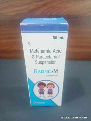 Mefenamic Acid And Paracetamol Suspension At Rs 13 Bottle Meftal P