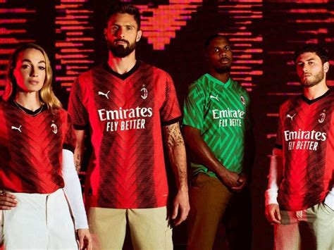 Puma x AC Milan 2023/24 AC Milan Home kit: Where to get, release date ...