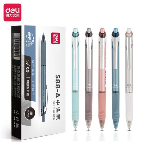 Deli Gel Pen S A School Pen Mm Black Ink Pens Fast Drying