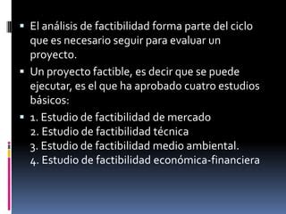 Analisi De Factibilidad PPT Descarga Gratuita