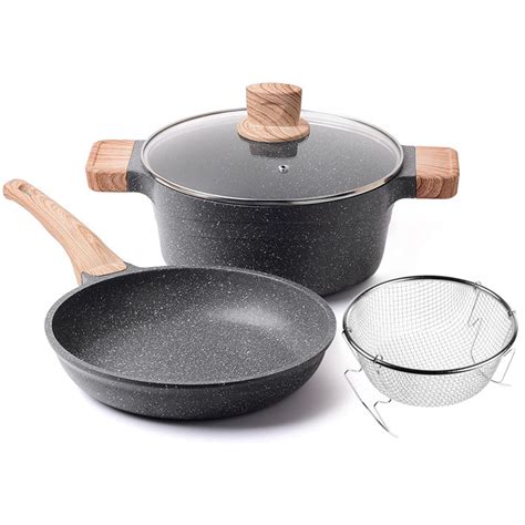 Caannasweis Pots And Pans Nonstick Cookware Sets Pot Set For Cooking