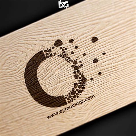 Wood Craft Logo Mockup Psd Craft Logo Logo Mockup Logo Mockups Psd