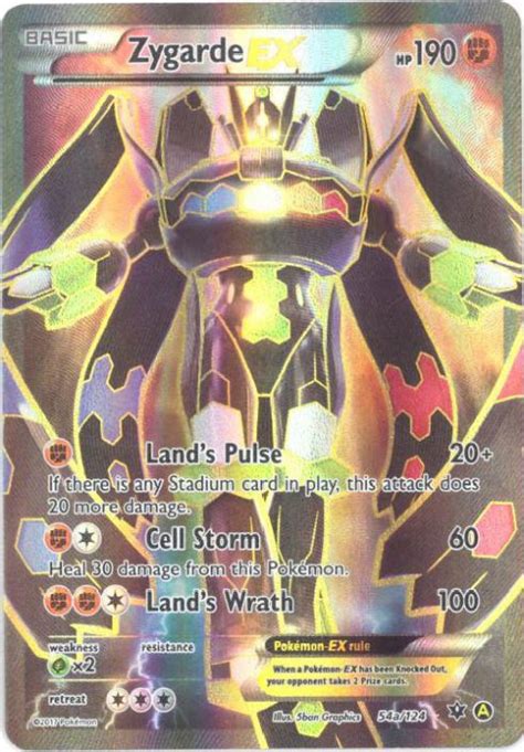 Pokemon Zygarde Card Ex