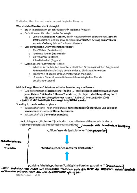 Soziologische Theorie Zusammenfassung sŽƌůćƵĨĞƌ