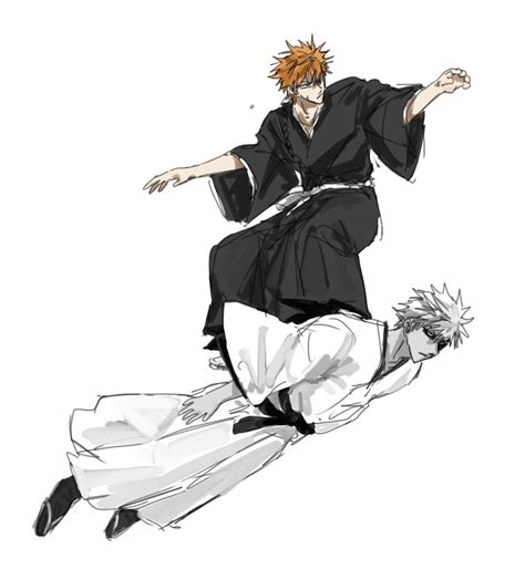 Ichigo Manga Ichigo Y Rukia Bleach Manga Anime Manga Anime Art