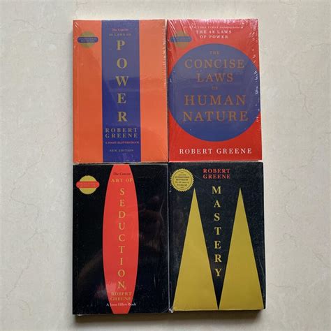 4 Books Set By Robert Greene The Concise 48 Laws Of Power The Concise