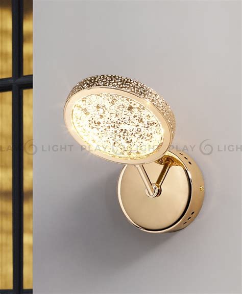 NAINA WALL - Светодиодный настенный светильник с круглым плоским ...