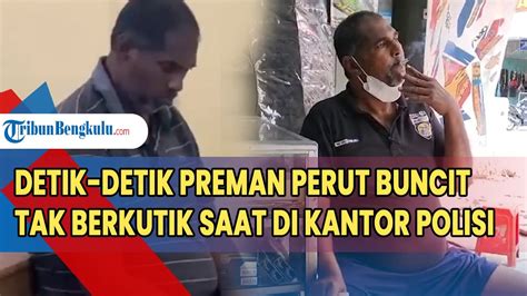 Detik Detik Preman Perut Buncit Yang Tantang Jatanras Ditangkap Tak