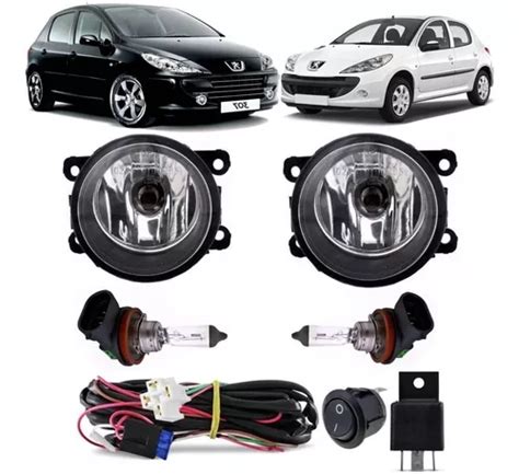 Kit Farol Milha Auxiliar Peugeot 207 Hoggar Sem Moldura Frete grátis