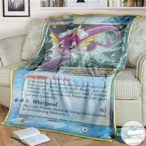 Vaporeon Ex Pokemon Blanket Hot Sale 2024