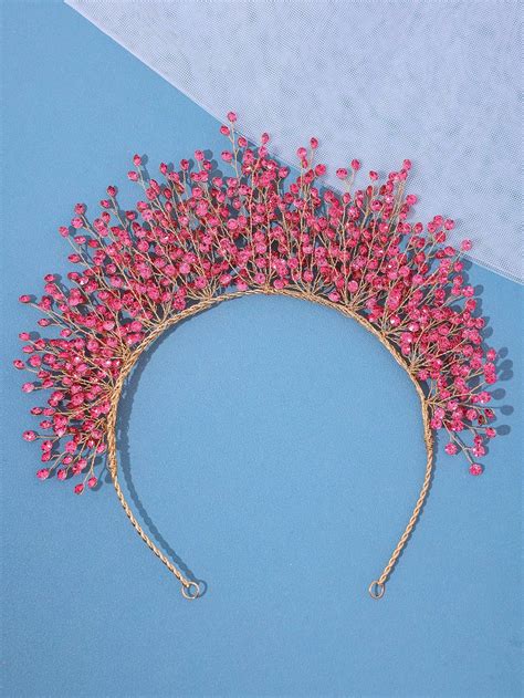 Pe A Artesanal Tiara Pedras De Strass Para Noivas Casamentos