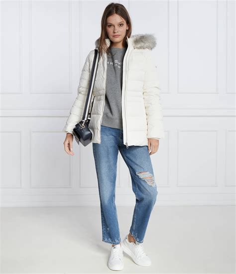 TOMMY HILFIGER TYRA DOWN JACKET WITH FUR WW0WW39746 ΚΑΝΕΛΛΟΠΟΥΛΟΣ