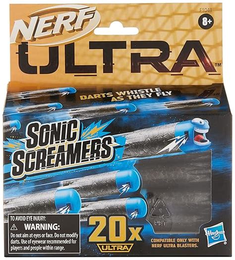 NERF Ultra Sonic Screamers 20 Dart Refill Pack Darts Whistle Through