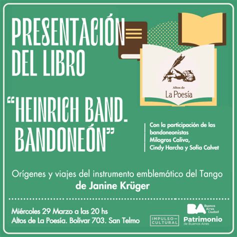 Presentación del libro Heinrich Band Bandoneón Una obra de Janine