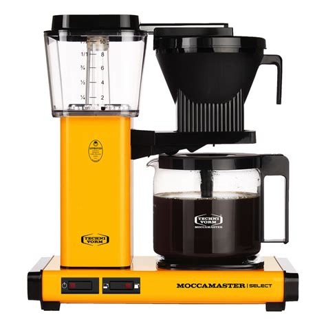 Moccamaster Coffee Machine KBG Select Yellow Pepper 1 25 Liter