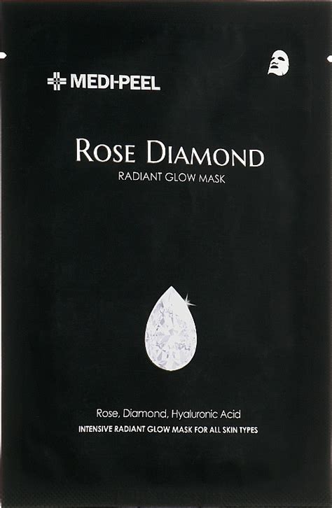 Diamond Powder Sheet Mask Medi Peel Rose Diamond Radiant Glow Mask