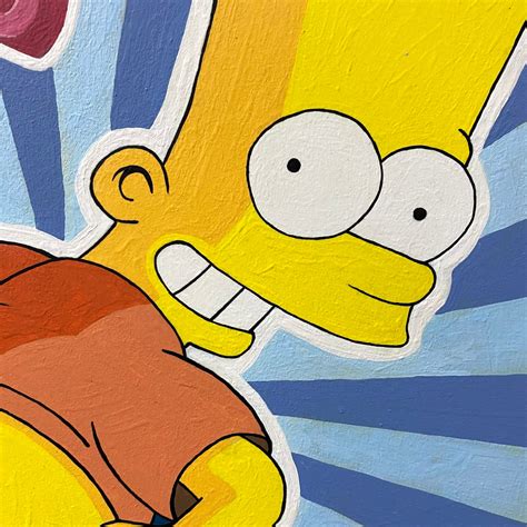 Bart Simpson Kiss My Ass Etsy