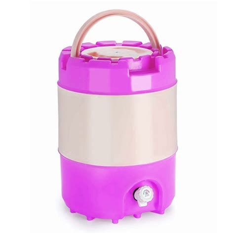 Polypropylene Pink And Cream Cool Insulated Water Jug Capacity