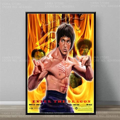 Bruce Lee Enter The Dragon Poster