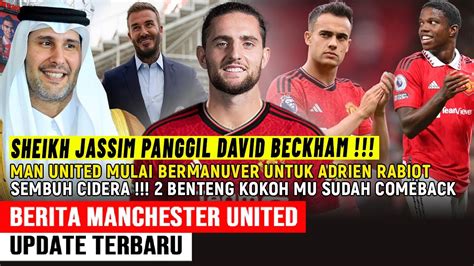 Akhirnyasheikh Jassim Panggil David Beckham Ke Mu Langsung Rekrut