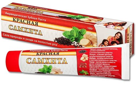 Зубная паста Красная Самхита, 100 г - купить в Москве с доставкой по России