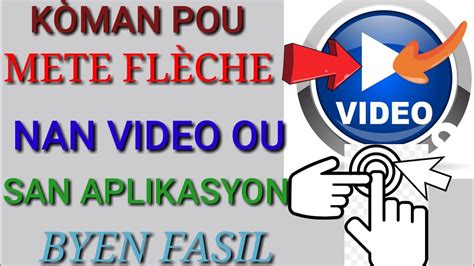 Men K Man Pou Mete Fl Ch Endikat Nan Video Ou Yo San W Pa Bezwen