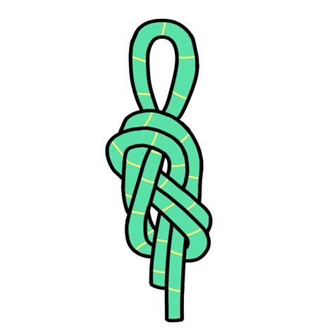 "Figure 8 Knot - Climbing Knot" by DoodleMal | Redbubble