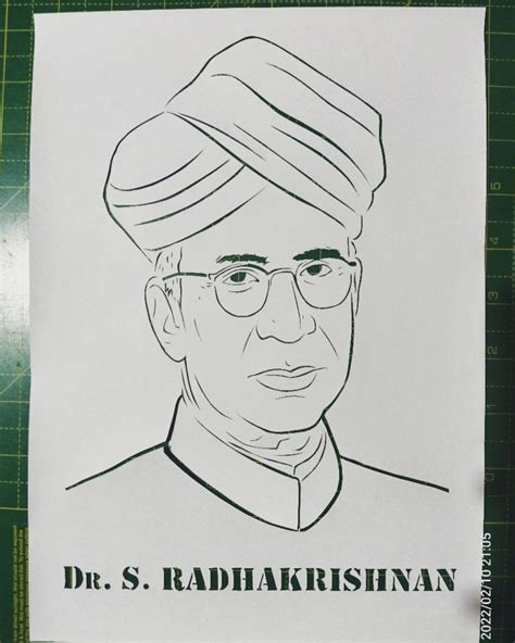 Sarvepalli Radhakrishnan Drawing How To Draw Sarvepalli Radhakrishnan Drawing Step By Step Artofit