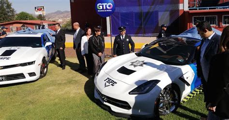 La Polic A De Guanajuato Usar Camaro Mustang Cadillacs Y Corvette