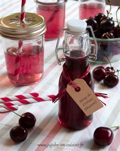 Sirop De Cerises Et Ou Cerises Au Sirop Jujube En Cuisine