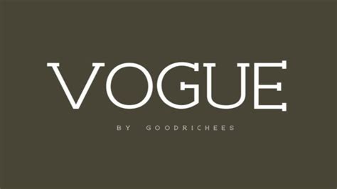 Elevate Your Design With Vogue Cover Font!