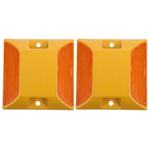 landege 2pcs Road Markers Driveway Stud Marker Reflective Road Markers ...