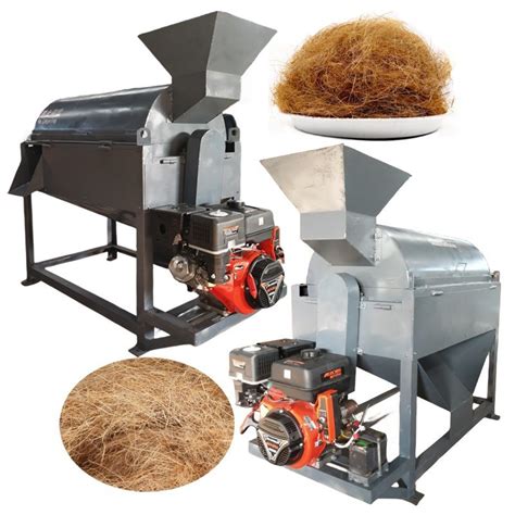 Small Coconut Shell Fiber Husk Fibre Shredder Crusher Machine Coconut