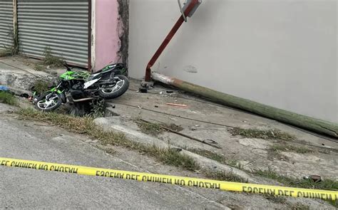 Motociclista Muere Tras Chocar Contra Poste En Carretera Nacional