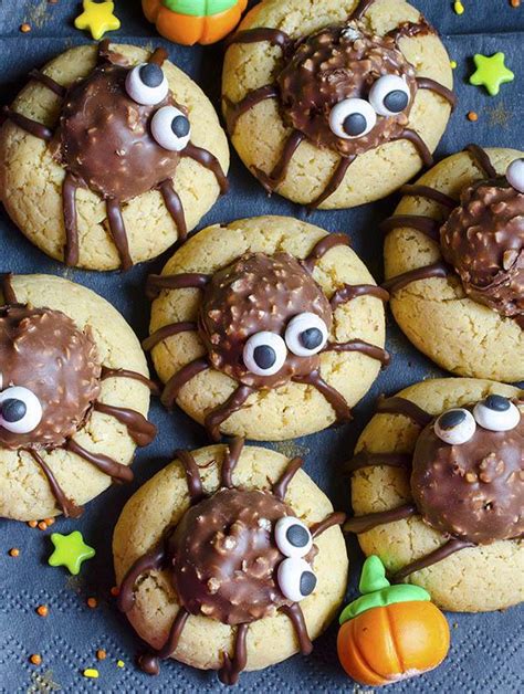 Spider Cookies Halloween Sugar Cookies Made With Chocolate Truffles