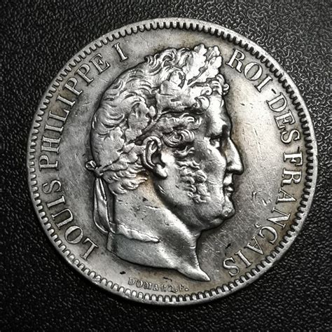 Francs En Argent Louis Philippe I Type Domard Re Retouche Tranche