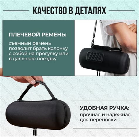 Сумка (кейс) MAXIFORTAN для хранения и переноски портативной Bluetooth ...