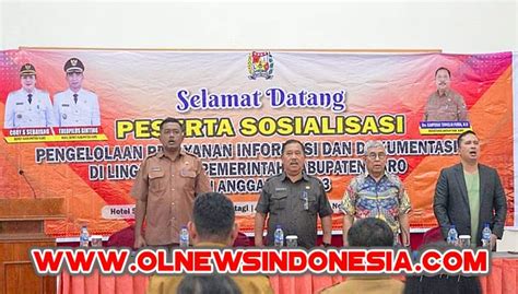 Sekdakab Karo Buka Sosialisasi Pengelolaan Pelayanan Informasi Tahun