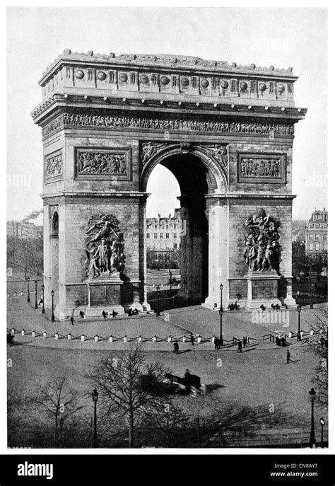 Arc De Triomphe Black And White Hd