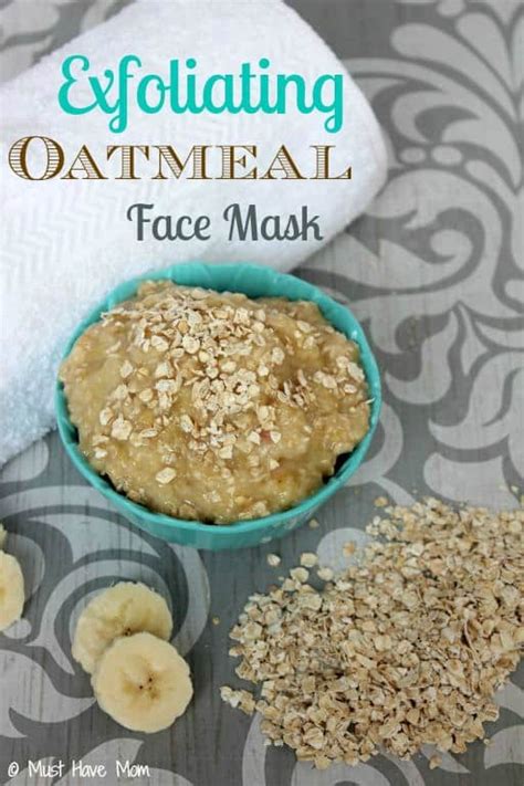 Diy Natural Exfoliating Oatmeal Face Mask Must Have Mom