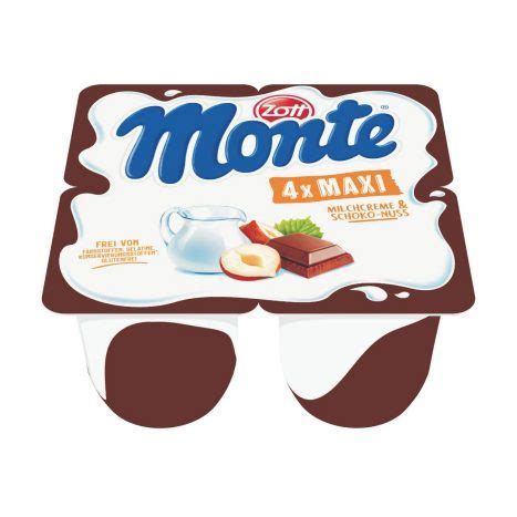 Zott Monte Maxi 4x100g 400 G Online Kaufen INTERSPAR