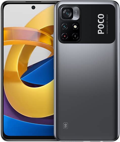 Смартфон Poco M4 Pro 5G 4/64GB Black: купить по цене 6 990 рублей в ...