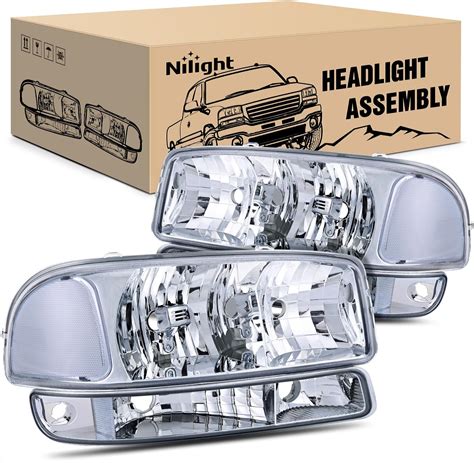 Nilight Headlight Assembly Compatible For